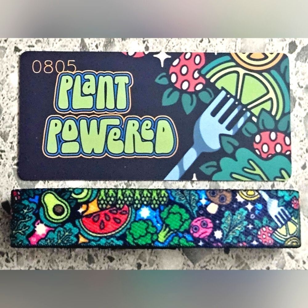 ZOX "Plant Powered" #805 APP EXCLUSIVE New Medium Sold Out Collectible Wristband